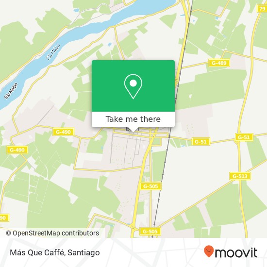 Más Que Caffé map