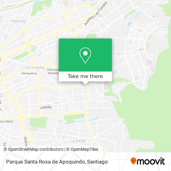 Parque Santa Rosa de Apoquindo map