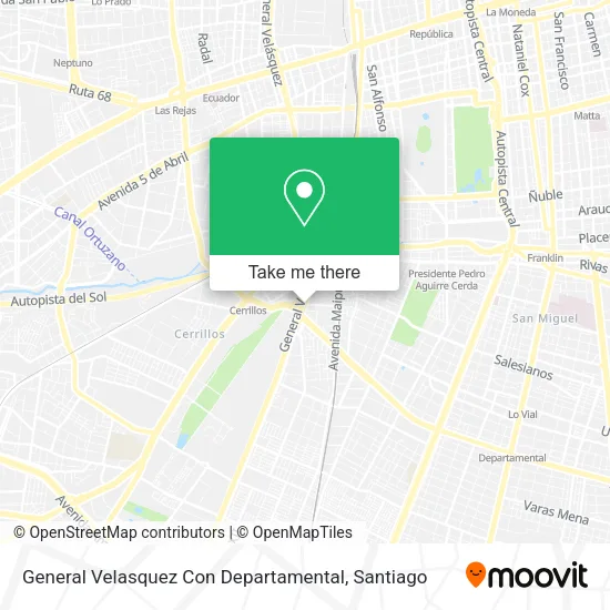 General Velasquez Con Departamental map