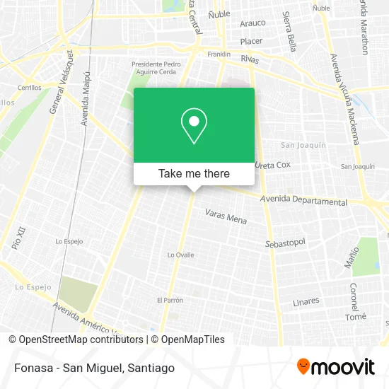 Fonasa - San Miguel map