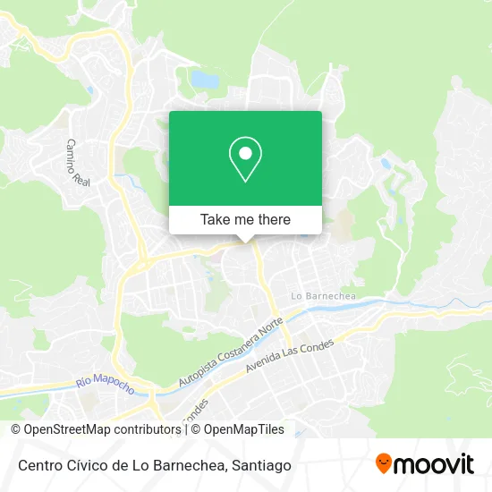 Centro Cívico de Lo Barnechea map