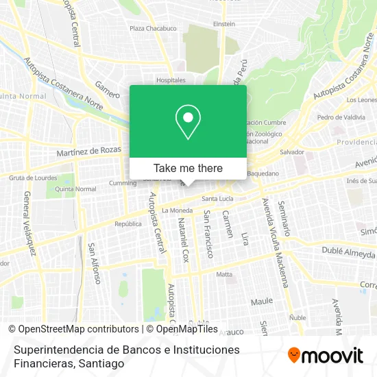 Superintendencia de Bancos e Instituciones Financieras map