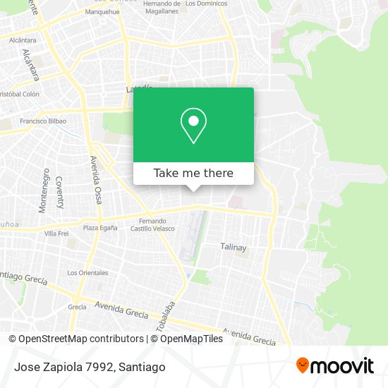 Jose Zapiola 7992 map