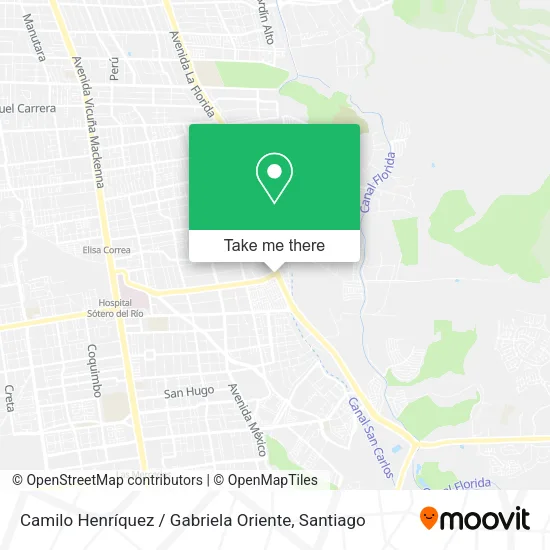 Mapa de Camilo Henríquez / Gabriela Oriente