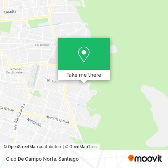 Club De Campo Norte map