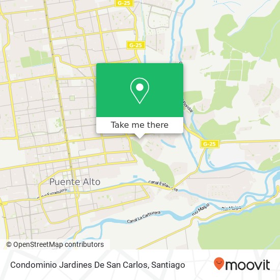 Condominio Jardines De San Carlos map