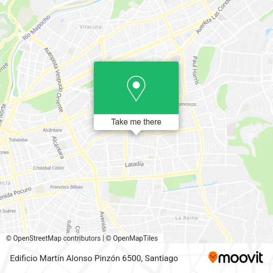 Edificio Martín Alonso Pinzón 6500 map