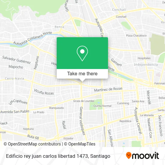 Edificio rey juan carlos libertad  1473 map