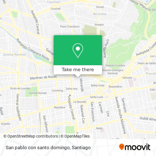 San pablo con santo domingo map