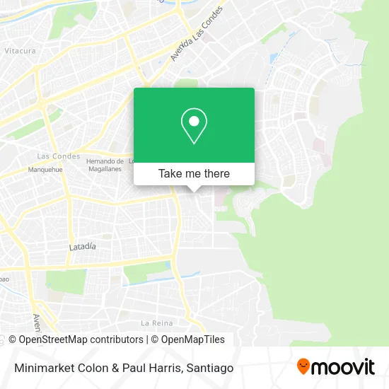 Minimarket Colon & Paul Harris map