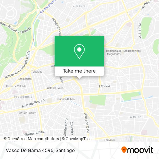 Vasco De Gama 4596 map
