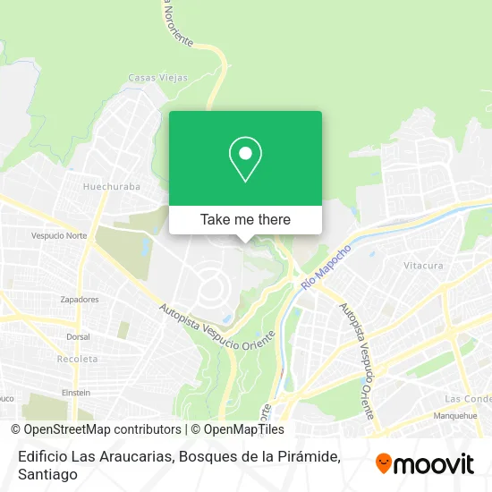 Edificio Las Araucarias, Bosques de la Pirámide map