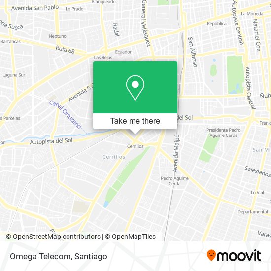 Omega Telecom map
