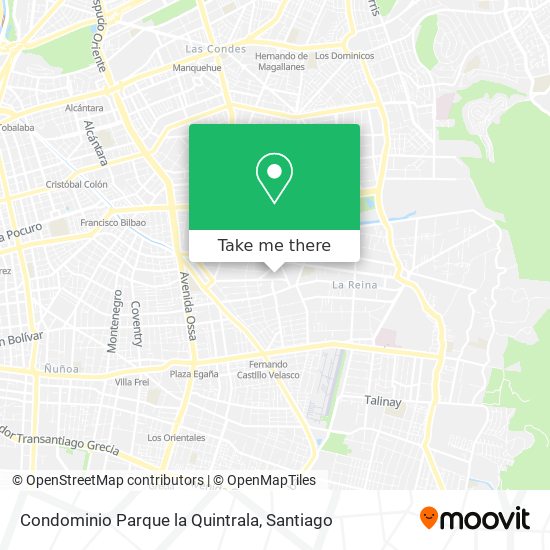 Condominio Parque la Quintrala map