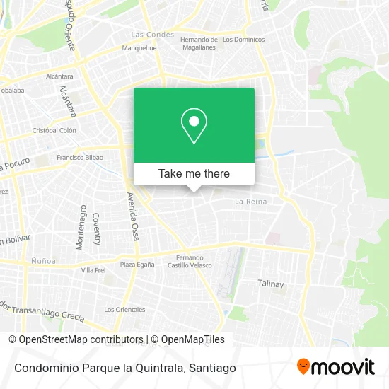 Condominio Parque la Quintrala map