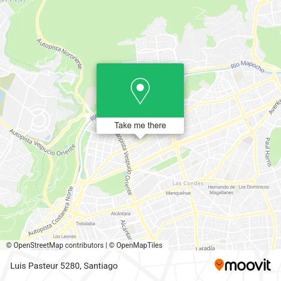 Luis Pasteur 5280 map