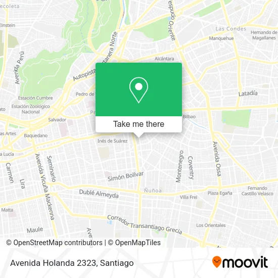 Avenida Holanda 2323 map
