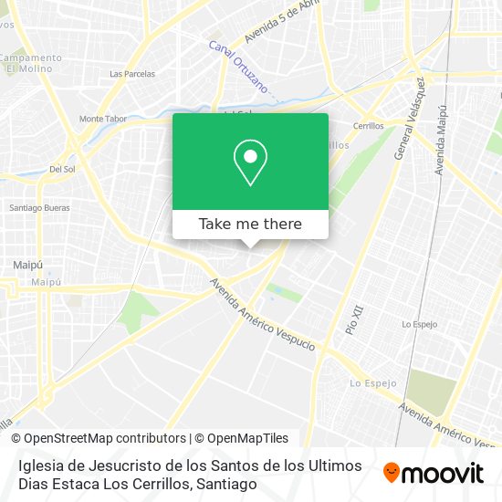 Mapa de Iglesia de Jesucristo de los Santos de los Ultimos Dias Estaca Los Cerrillos