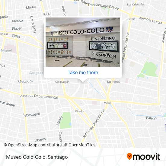 Museo Colo-Colo map