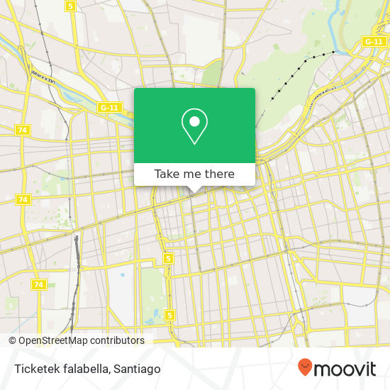 Ticketek falabella map