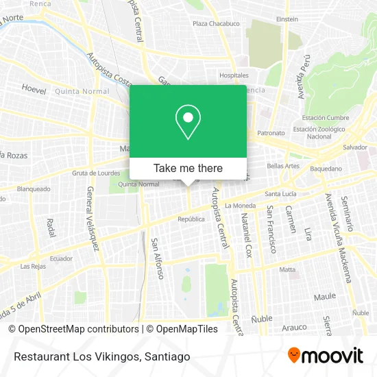 Restaurant Los Vikingos map
