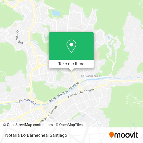 Notaria Lo Barnechea map