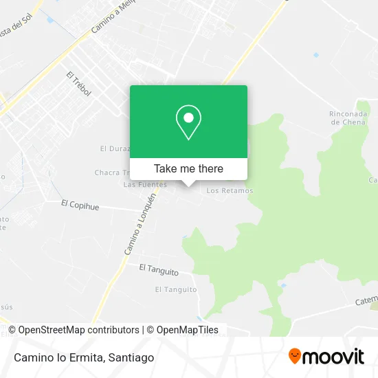 Camino lo Ermita map