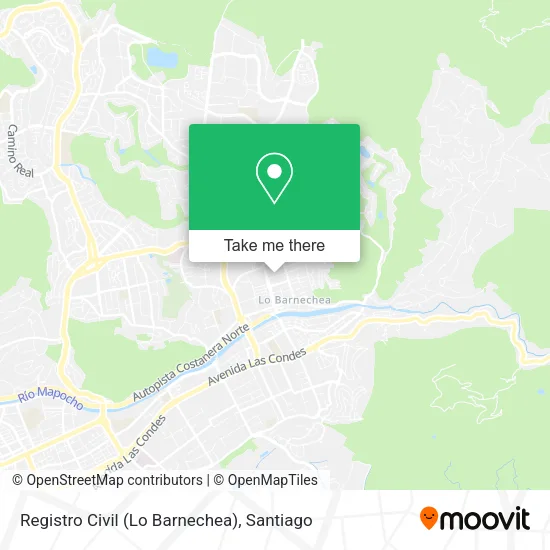 Registro Civil (Lo Barnechea) map