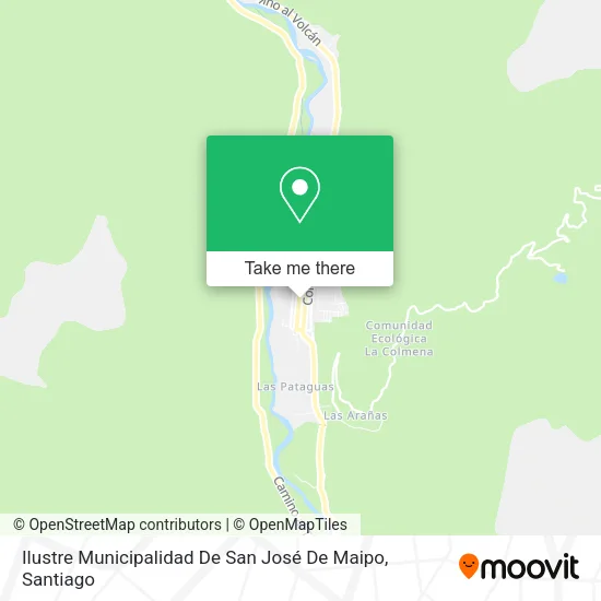 Ilustre Municipalidad De San José De Maipo map