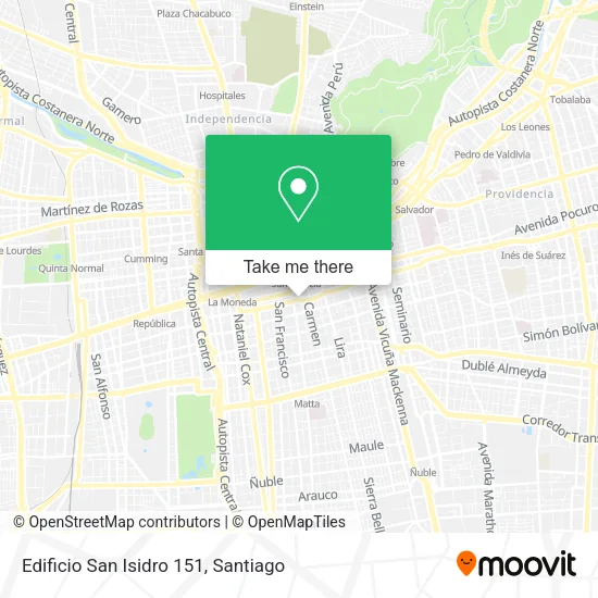 Edificio San Isidro 151 map