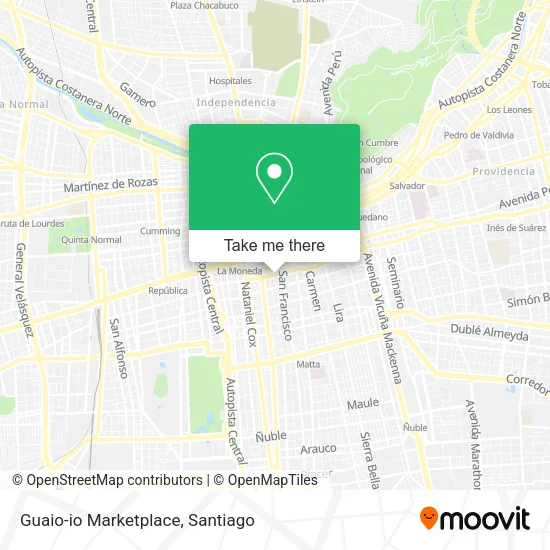 Guaio-io Marketplace map