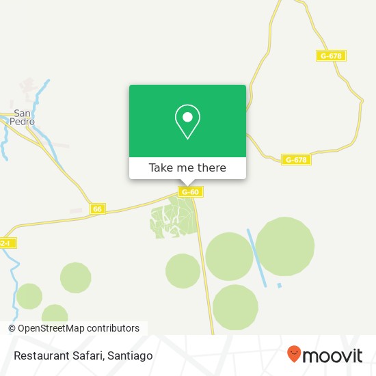 Restaurant Safari map