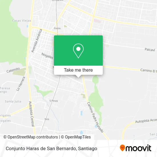 Conjunto Haras de San Bernardo map