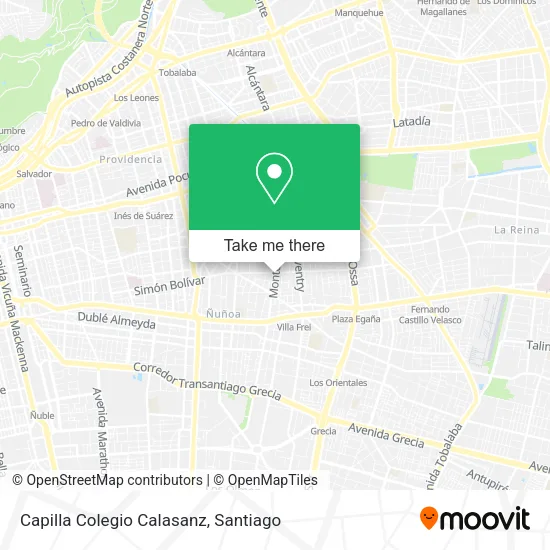 Capilla Colegio Calasanz map