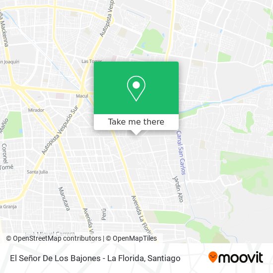 El Señor De Los Bajones - La Florida map