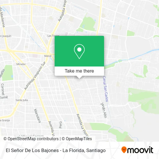 El Señor De Los Bajones - La Florida map