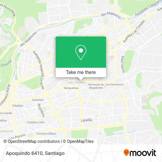 Apoquindo 6410 map