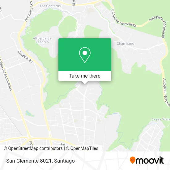 San Clemente 8021 map