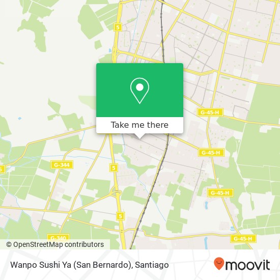 Wanpo Sushi Ya (San Bernardo) map