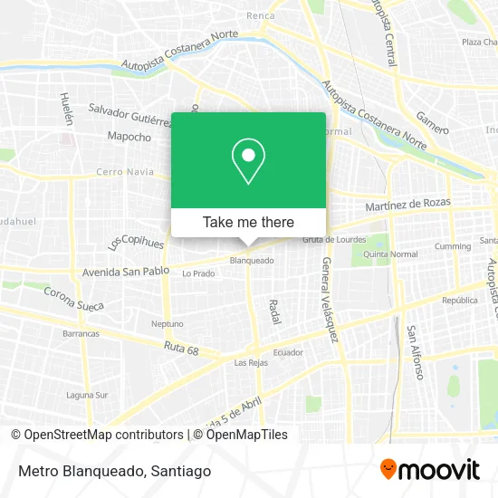 Mapa de Metro Blanqueado