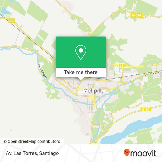 Av. Las Torres map