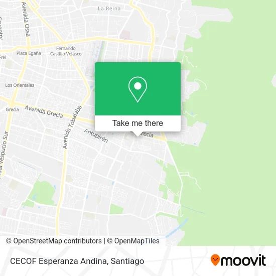 Mapa de CECOF Esperanza Andina
