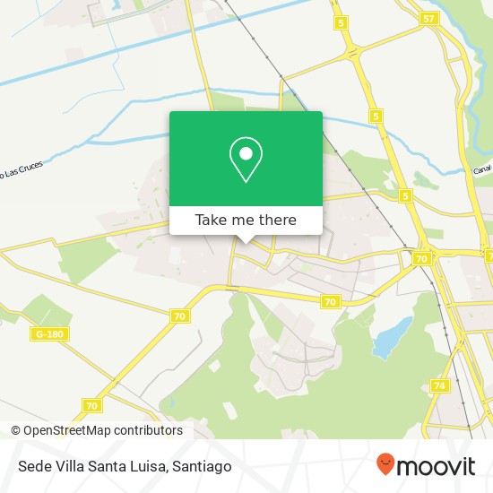 Sede Villa Santa Luisa map