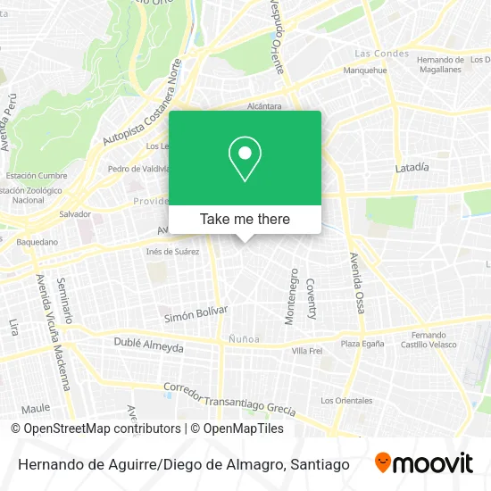 Hernando de Aguirre / Diego de Almagro map
