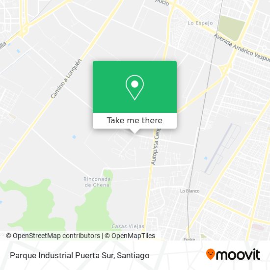 Parque Industrial Puerta Sur map