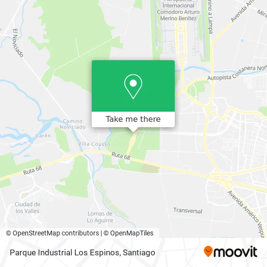 Parque Industrial Los Espinos map