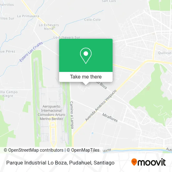 Parque Industrial Lo Boza, Pudahuel map