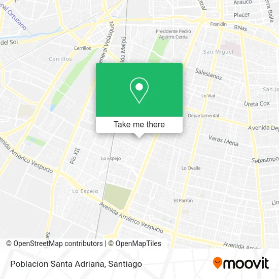 Poblacion Santa Adriana map
