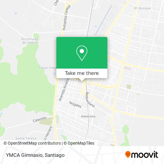 YMCA Gimnasio map