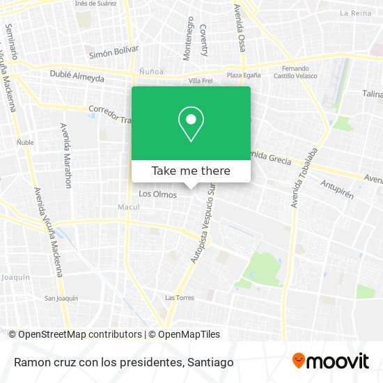 Mapa de Ramon cruz con los presidentes